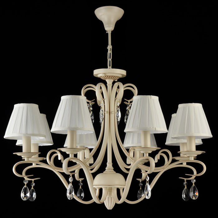 Lampadario Elegant in Metallo Brionia Beige