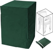 68*68*120 cm - Cuscino per sedie a sdraio - cuscino per sdraio - cuscino impermeabile per sdraio - tessuto Oxford 210D - cuscino protettivo per sdraio - cuscino resistente all'usura per esterno - coperchio per sdraio - con tasca di stoccaggio - verde