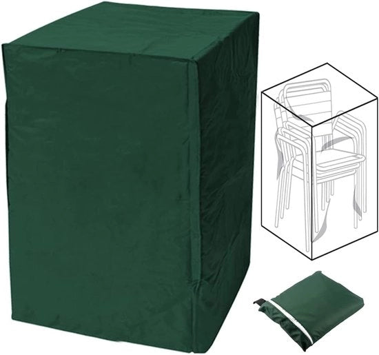 68*68*120 cm - Cuscino per sedie a sdraio - cuscino per sdraio - cuscino impermeabile per sdraio - tessuto Oxford 210D - cuscino protettivo per sdraio - cuscino resistente all'usura per esterno - coperchio per sdraio - con tasca di stoccaggio - verde