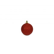 PALLA 10CM GLITTERATA IN DISPLAY ROSSO