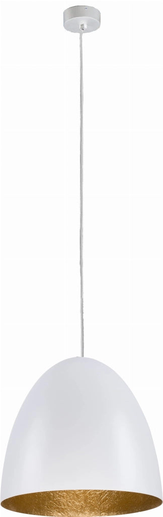 Lampada a sospensione EGG bianco/oro Ø39 Nowodvorski 9021