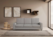 Divano sakar 3 posti (tre sedute da 60cm) misure esterne l.208cm | grigio - Mobili 2G