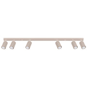Plafoniera moderna taupe barra 117cm 6xGU10 GRAVIO PureLume