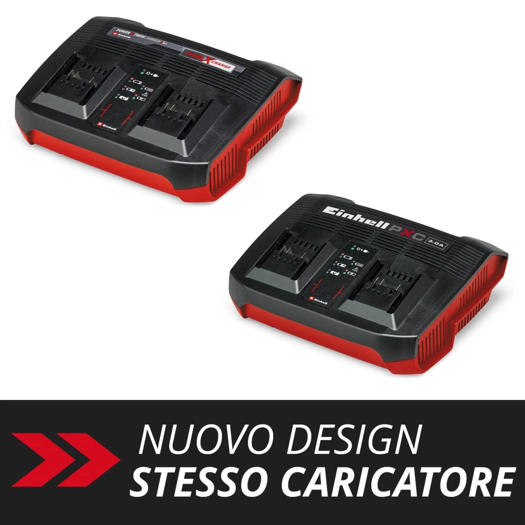 Caricabatteria Doppio Xcharger Einhell Volt 18 Ah 3.0