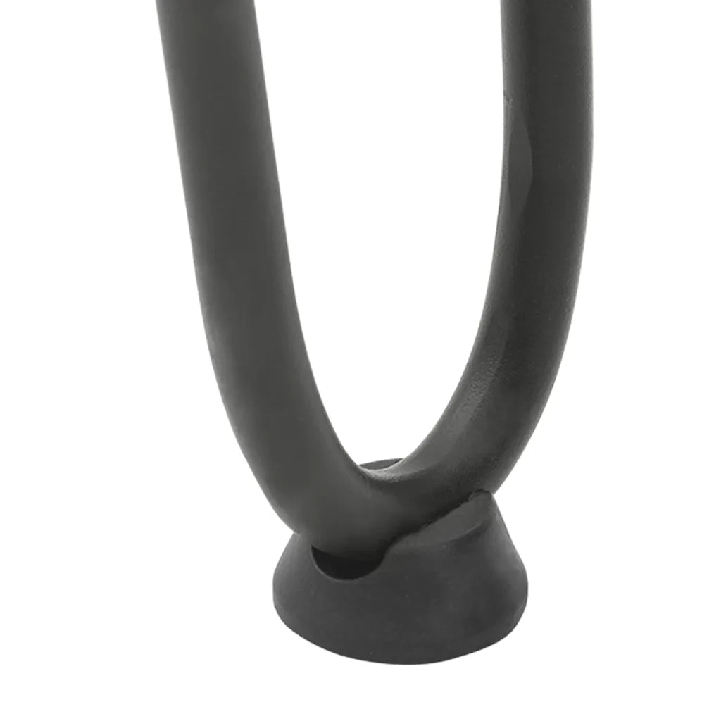 Gambe a forcina per tavolino 4 pz antracite 10 cm acciaio massiccio