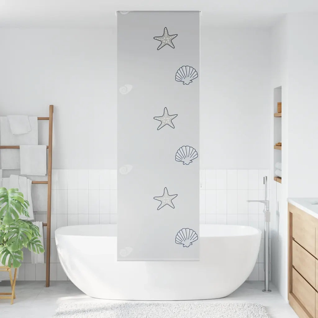 Tenda a Rullo Doccia 70x240 cm Larghezza Tessuto 66 cm 4014888