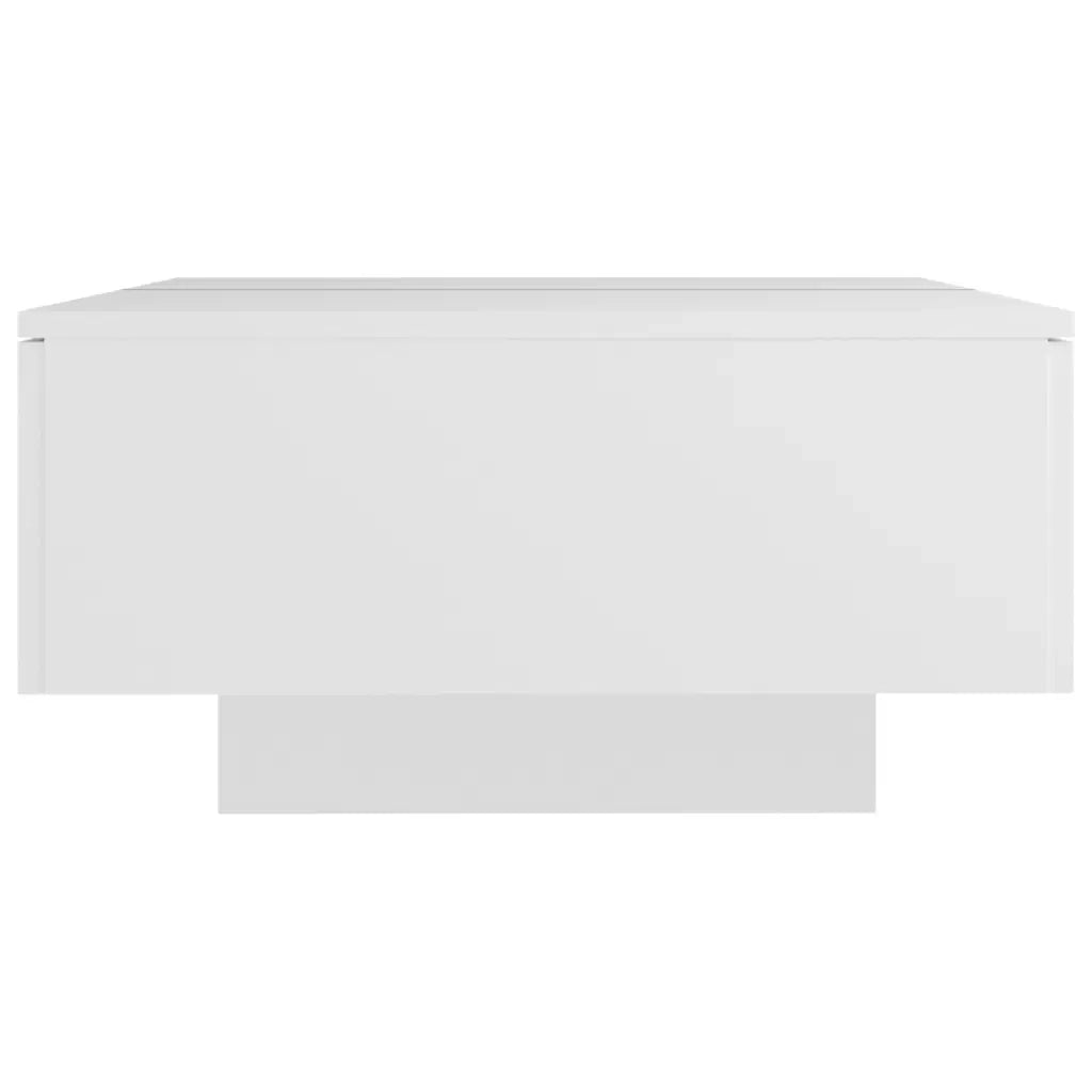 Tavolino da Salotto Bianco 90x60x31 cm in Legno Multistrato