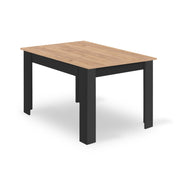 Tavolo da pranzo NP Craft con gambe nere 120x80 cm