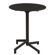 TAVOLO ALTO VEGA IN ACCIAIO TONDO 60 X H74 CM IN COLORE GRIGIO SCURO