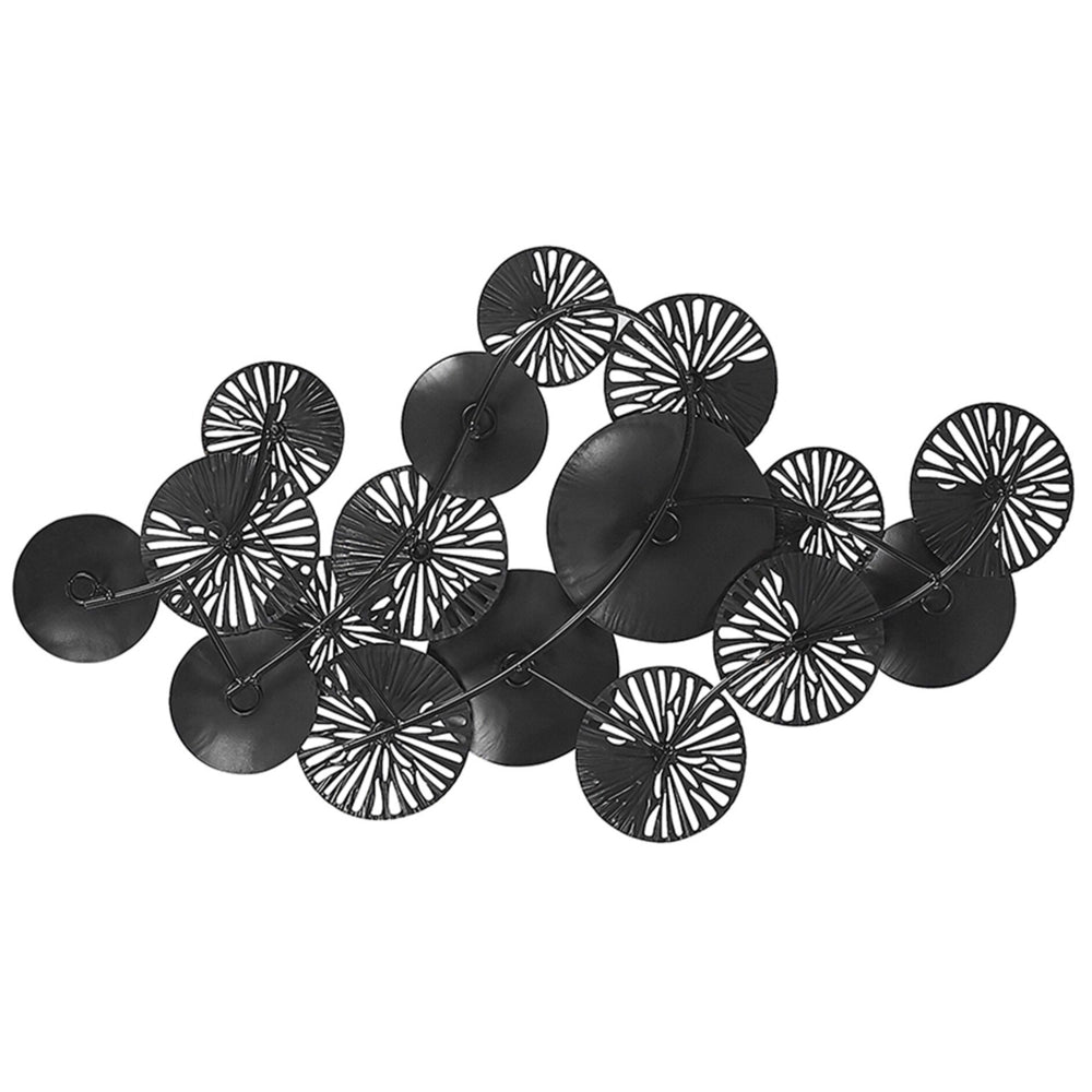 Decorazione da parete in rame e metallo dorato rotondo 50 cm industriale moderno soggiorno camera da letto pezzo