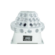 Trade Shop - Proiettore 8 Led Rgbw Disegni Effetti Disco Rotanti Dmx 30-40w Discoteca Disco -