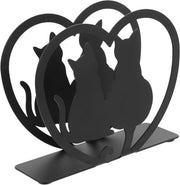 Servizio per Gatti in Ferro Verticale | Dispensatore di Panno per la Mano Libera | Servizio per Ombra Animale | Materiale Metallico | Cucina Casalinga | Ristorante | Picnic