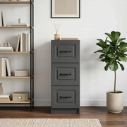 Mobile con Cassetti Nero 33 x 34,5 x 87 cm Legno ingegnerizzato 895766
