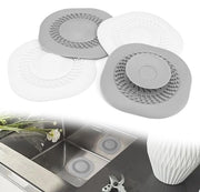 Set di scarico da 4 - Doppio filtro e design antiscivolo - Adatto per doccia, lavabo e vasca