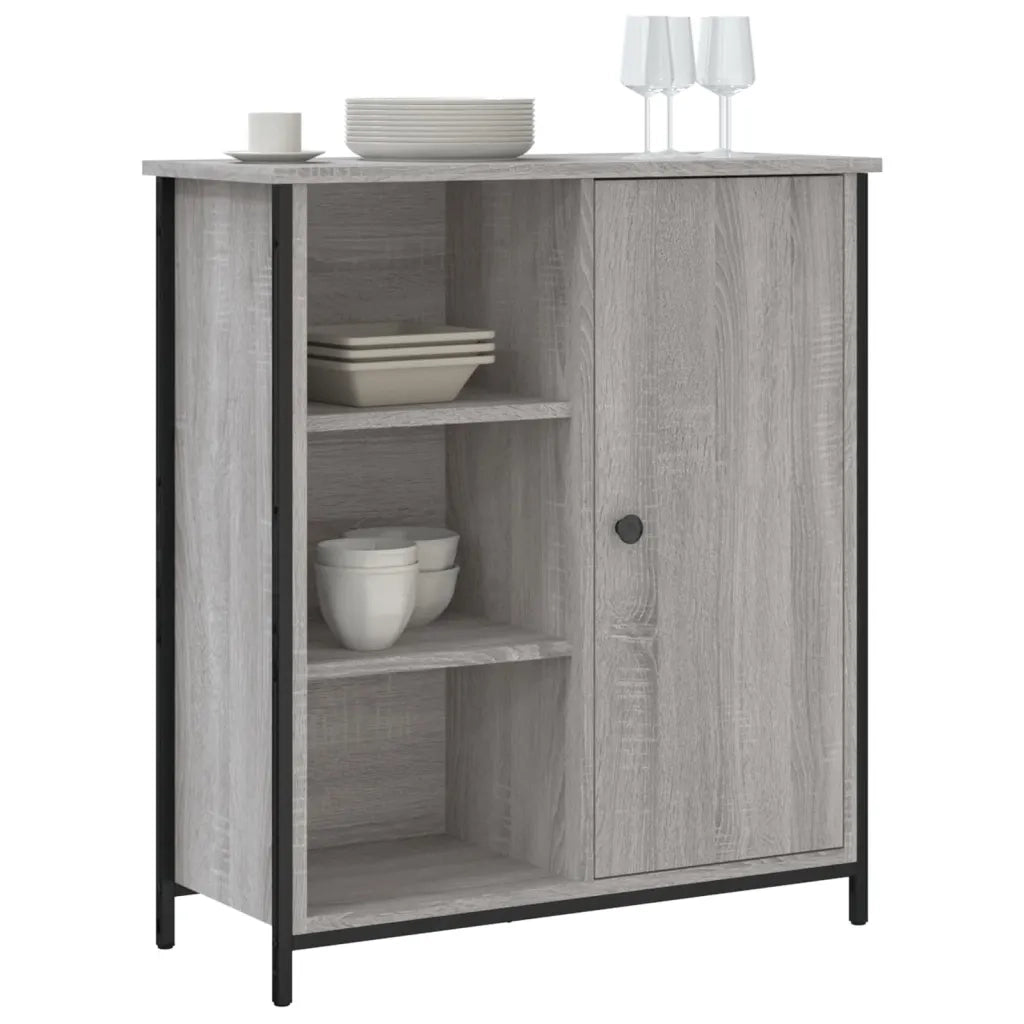 Credenza | Madia | Buffet da pranzo | Armadio da pranzo Grigio Sonoma 70x30x80 cm in Legno Multistrato