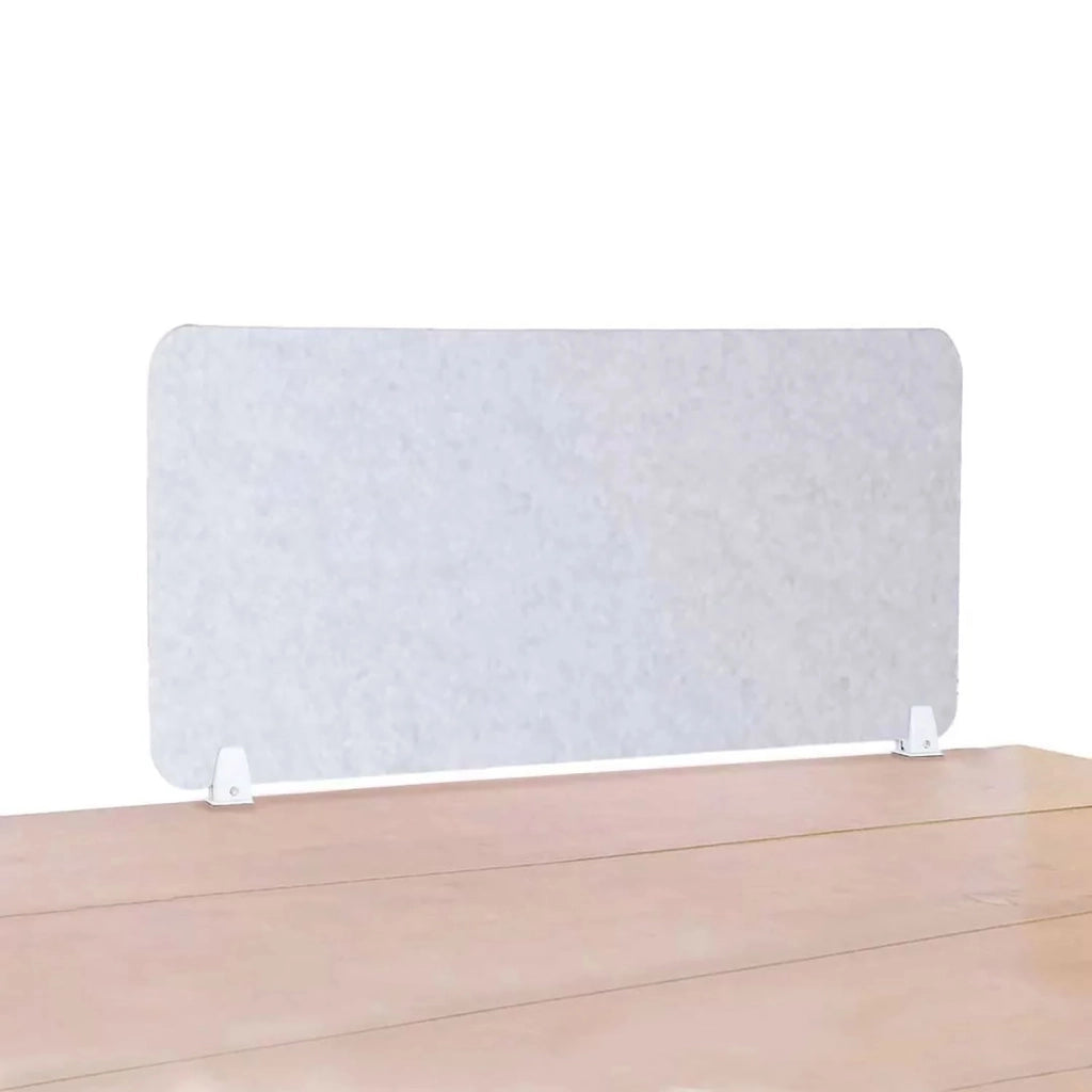 Pannello Fonoassorbente da Banco 80x45 cm Coppia di Morsetti Regolabili da Banco Finitura Grigio