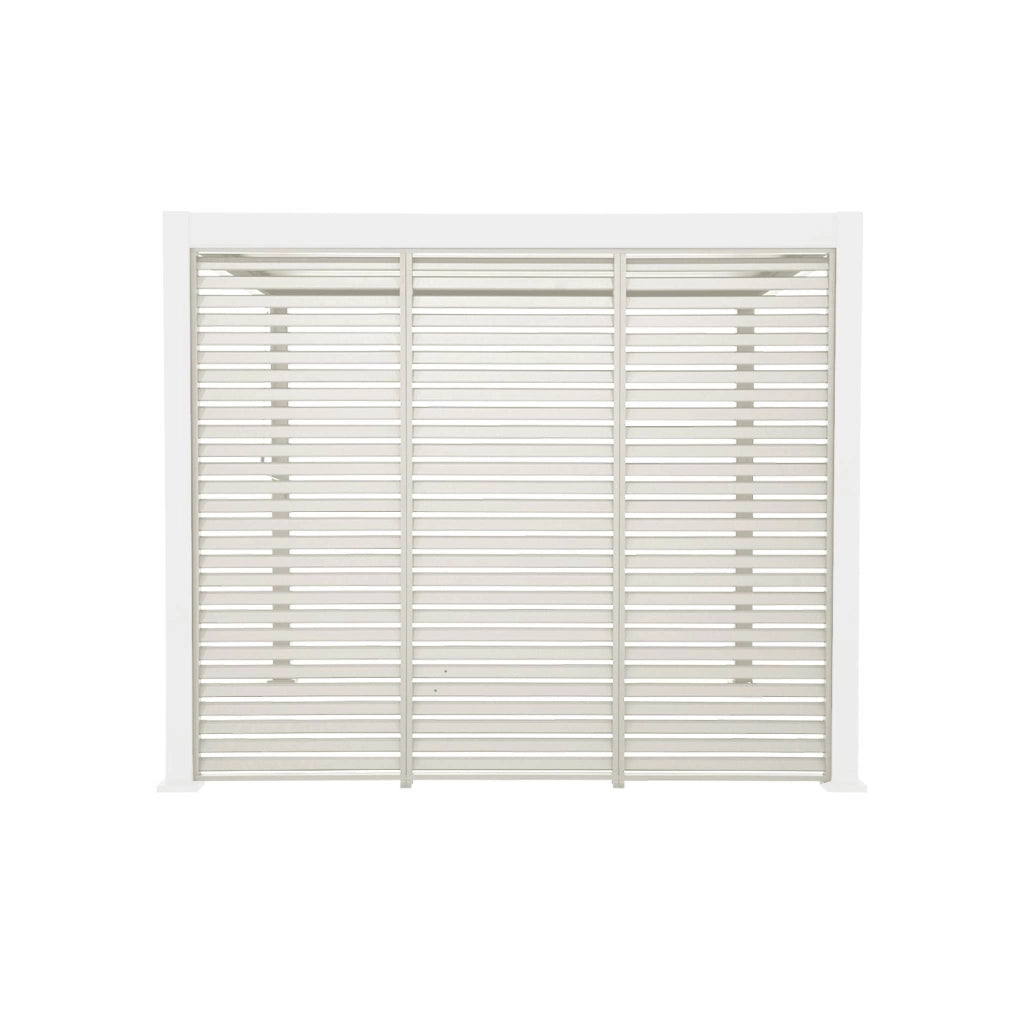 Set di 3 persiane 1m per pergola bioclimatica, beige