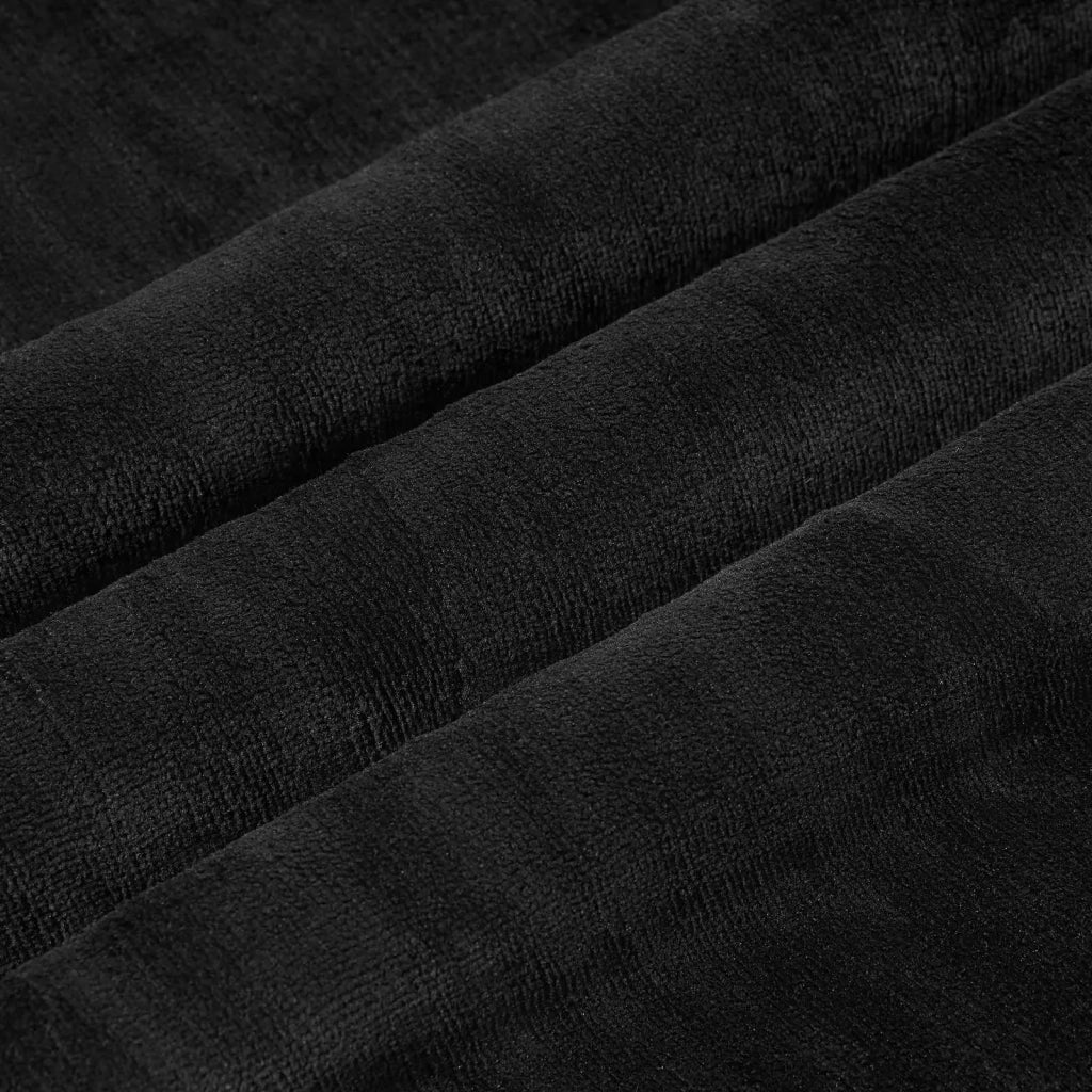 Coperta Nero 220 x 240 cm Panno 42016995