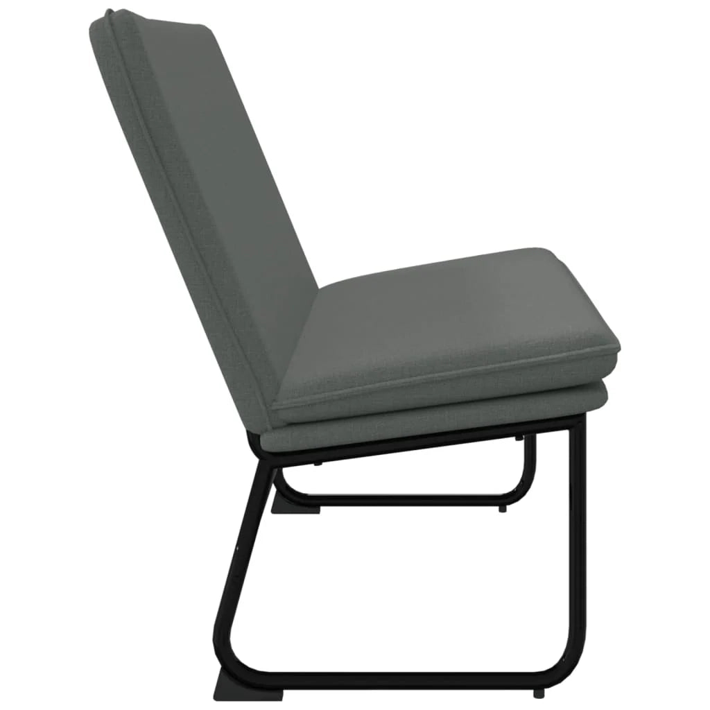 Panca 100 x 75 x 76 cm tessuto grigio scuro 02_0010627