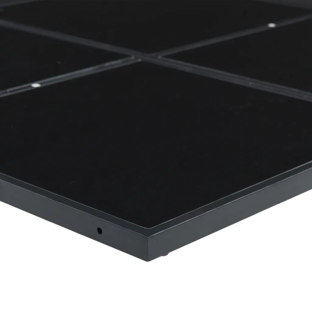 Set da Pranzo da Giardino 11 pz Nero in Textilene 3295129
