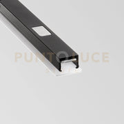 STICK SISTEMA DI ILLUMINAZIONE PER BINARIO 48V LED SMD BRIDGELUX 6 W 110° 510 lm 2700 K NERO