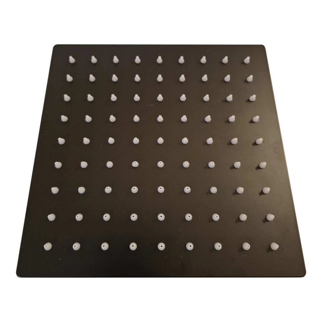 Sined Soffione Quadro 15 Nero Soffione Quadrato 6 Pollici Nero