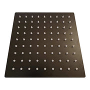 Sined Soffione Quadro 15 Nero Soffione Quadrato 6 Pollici Nero