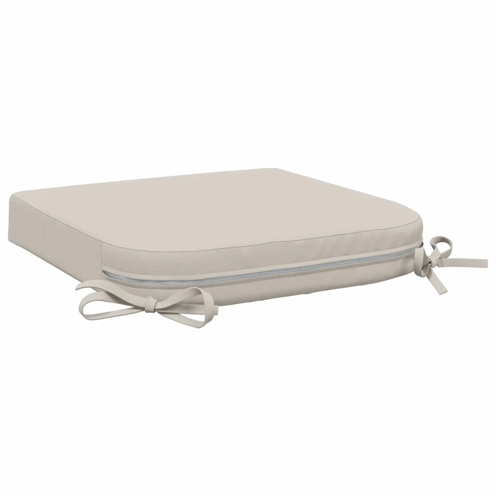 Cuscini per sedile a 4 pezzi SOEST 4 pcs 100% Poliestere Bianco 945172