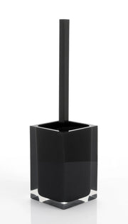 Scopino WC d'appoggio con ciuffo in setole linea Rainbow Gedy RA33 Nero