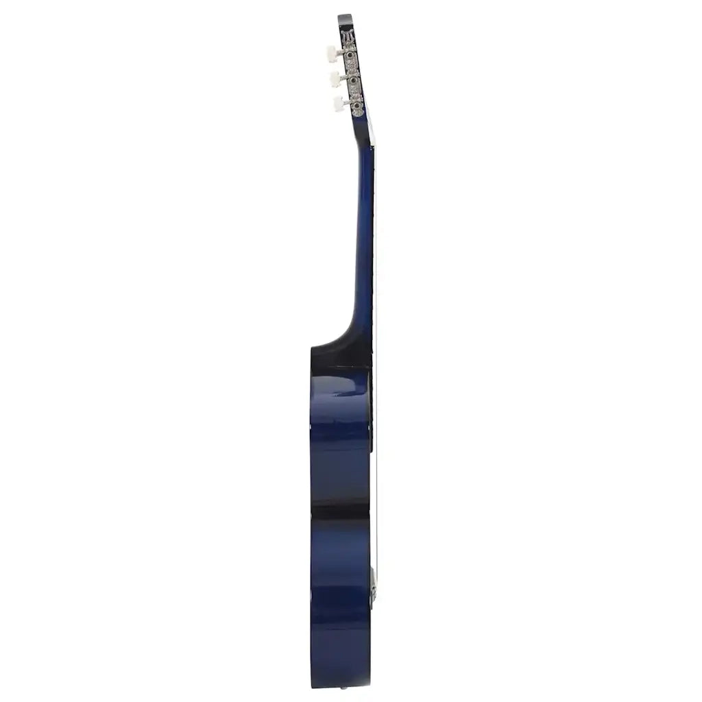 Set Chitarra Classica Western 12 pz con 6 Corde Blu 38" CFW4712898