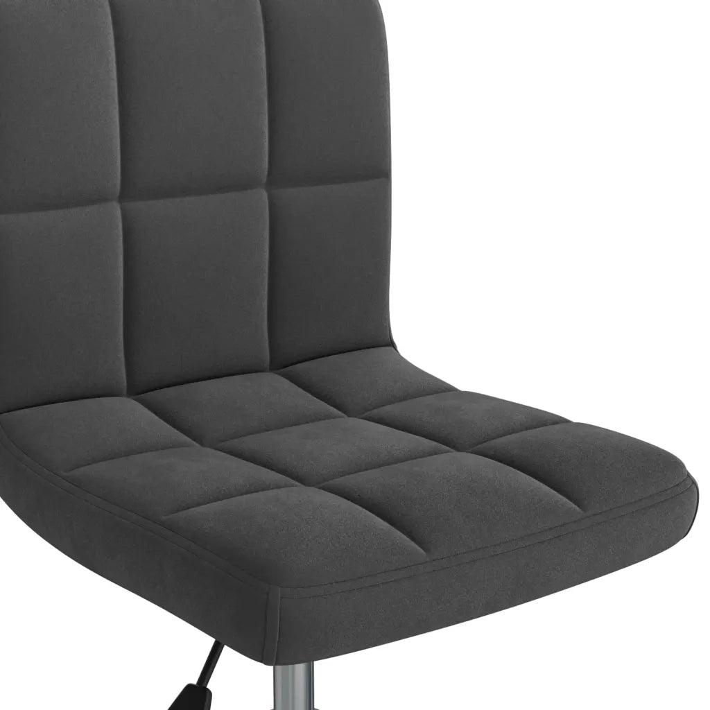 Sedia Girevole da Ufficio Nera in Velluto cod mxl 9287