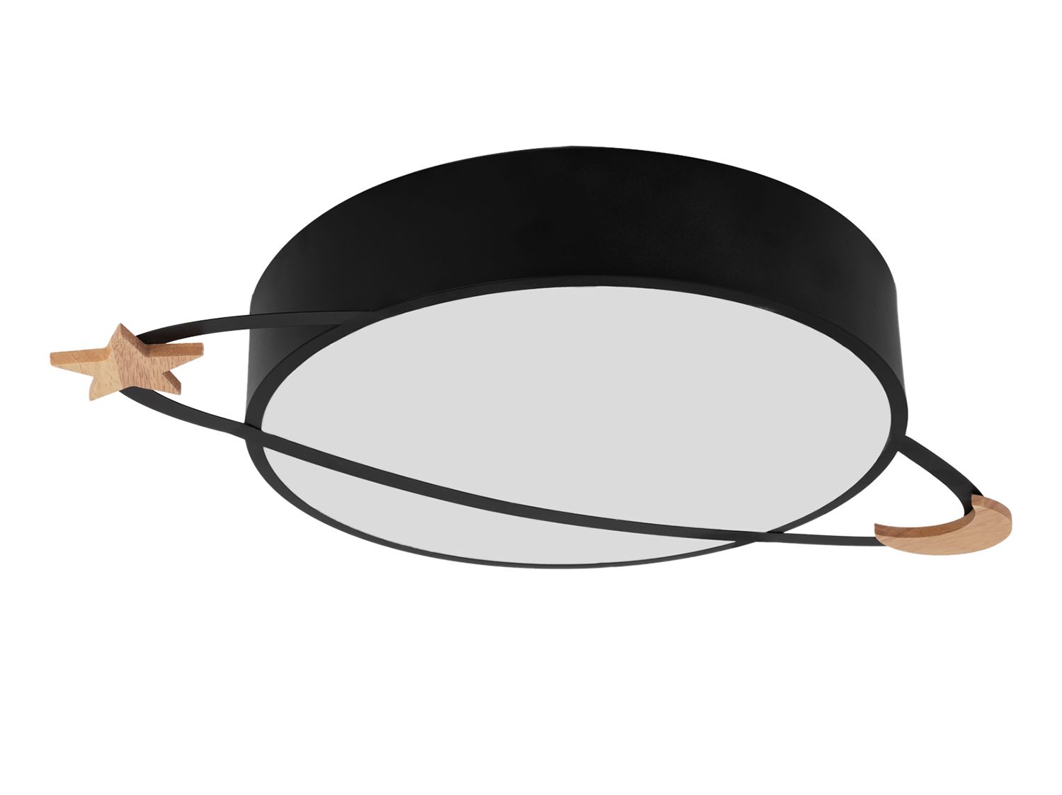 Lampada Plafoniere Moon Black App864-c