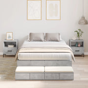 Struttura Letto Grigio cemento 120x200 cm