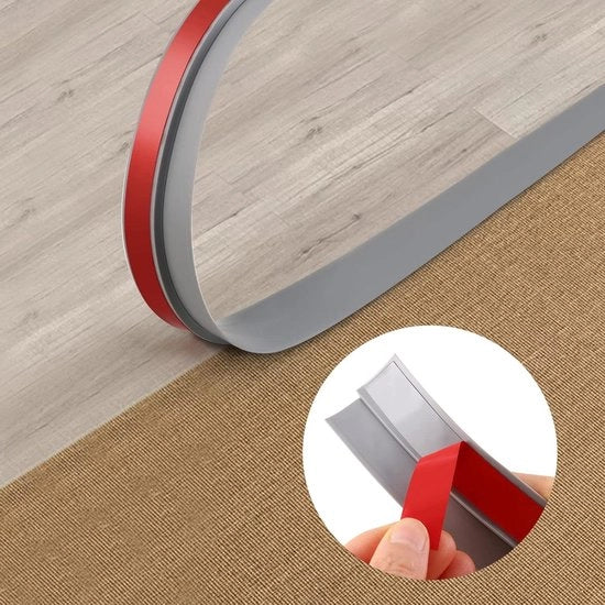 Transizione tra tappeti e piastrelle - Adatto per soglie - Altezza fino a 5mm - Facile da rimuovere e riinstallare