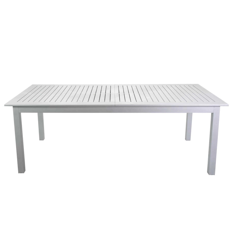 Tavolo alluminio Monterey allungabile bianco cm 220/280x100h75