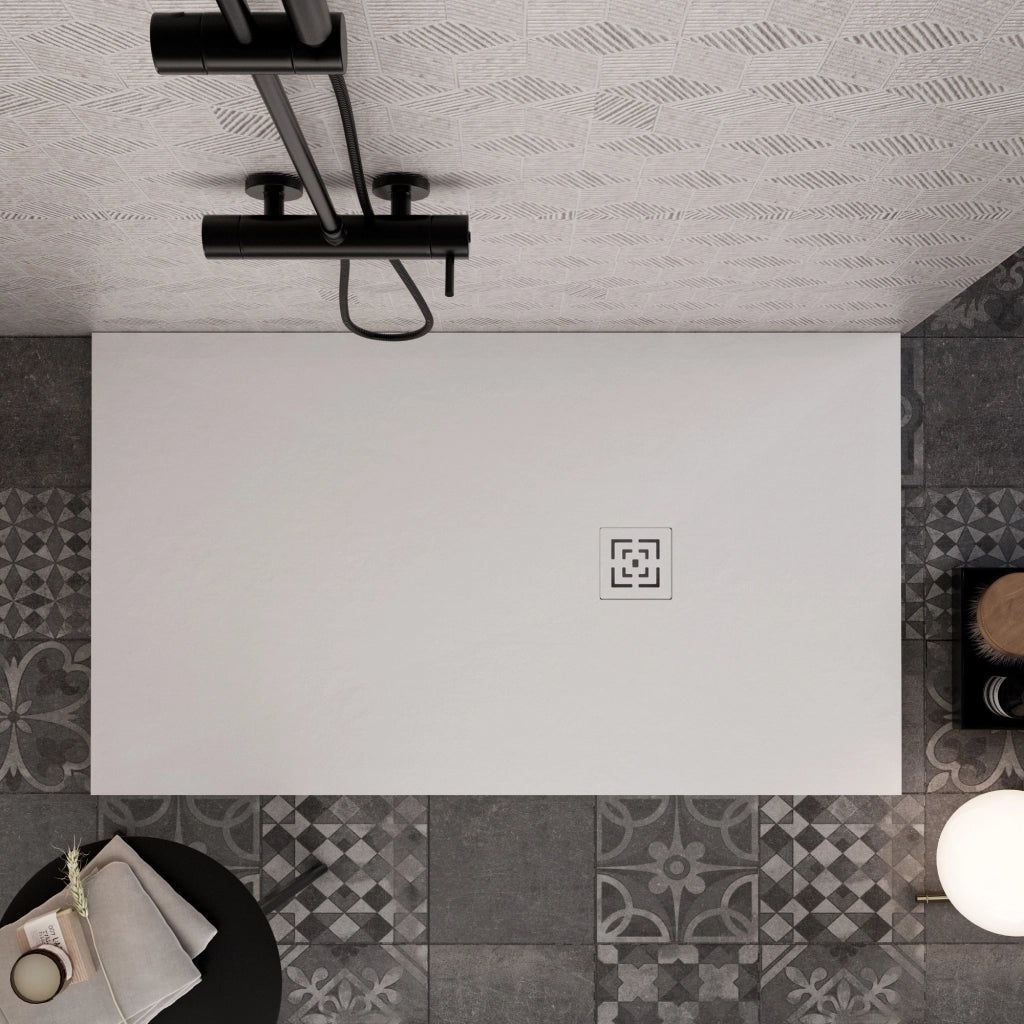 Piatto Doccia 80x140 cm in Pietra Bonussi Canton Bianco