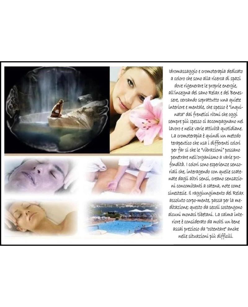 Cabina doccia idromassaggio, cromoterapia, touch screen, full optional 80x80cm Sicorage Myala