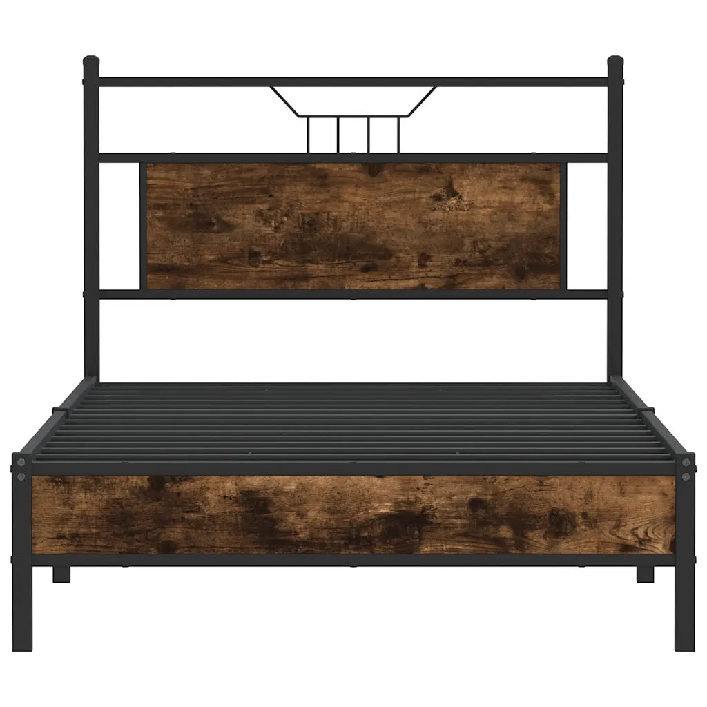 Giroletto senza Materasso Rovere Fumo 107x203 cm in Truciolato 4106886