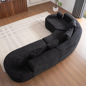 Divano a L senza struttura - Xylo - 327 cm - Comodo e soffice