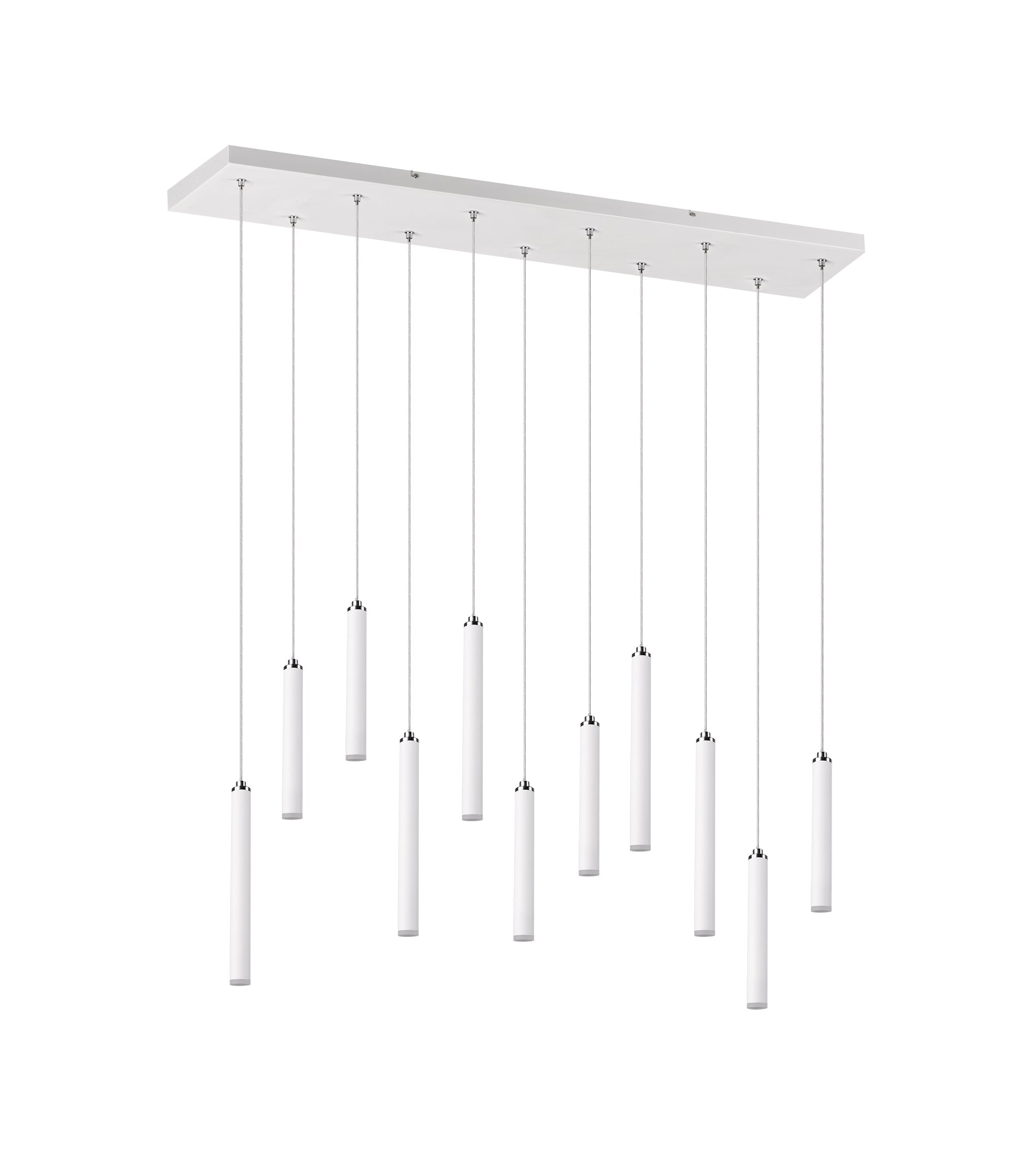 Lampada a Sospensione da Interno a LED in Metallo Bianco Opaco