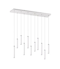 Lampada a Sospensione da Interno a LED in Metallo Bianco Opaco