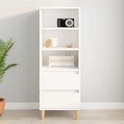 Credenza Bianco 40x36x110 cm in Legno Multistrato 821236
