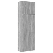 Credenza | Madia | Buffet da pranzo | Armadio da pranzo Grigio Sonoma 80x42,5x249 cm in Legno Multistrato