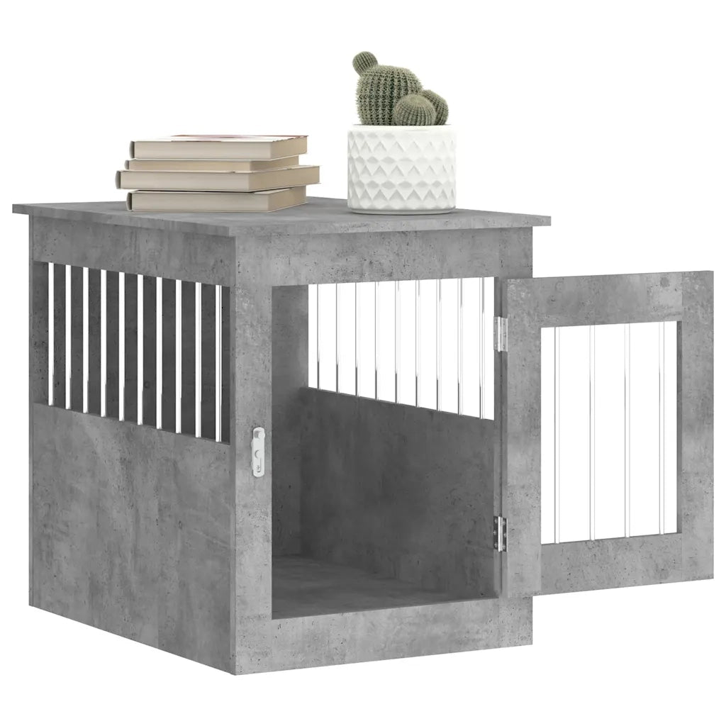 Gabbia Cani Arredamento Grigio Cemento 55x75x65cm Multistrato CFW8979219
