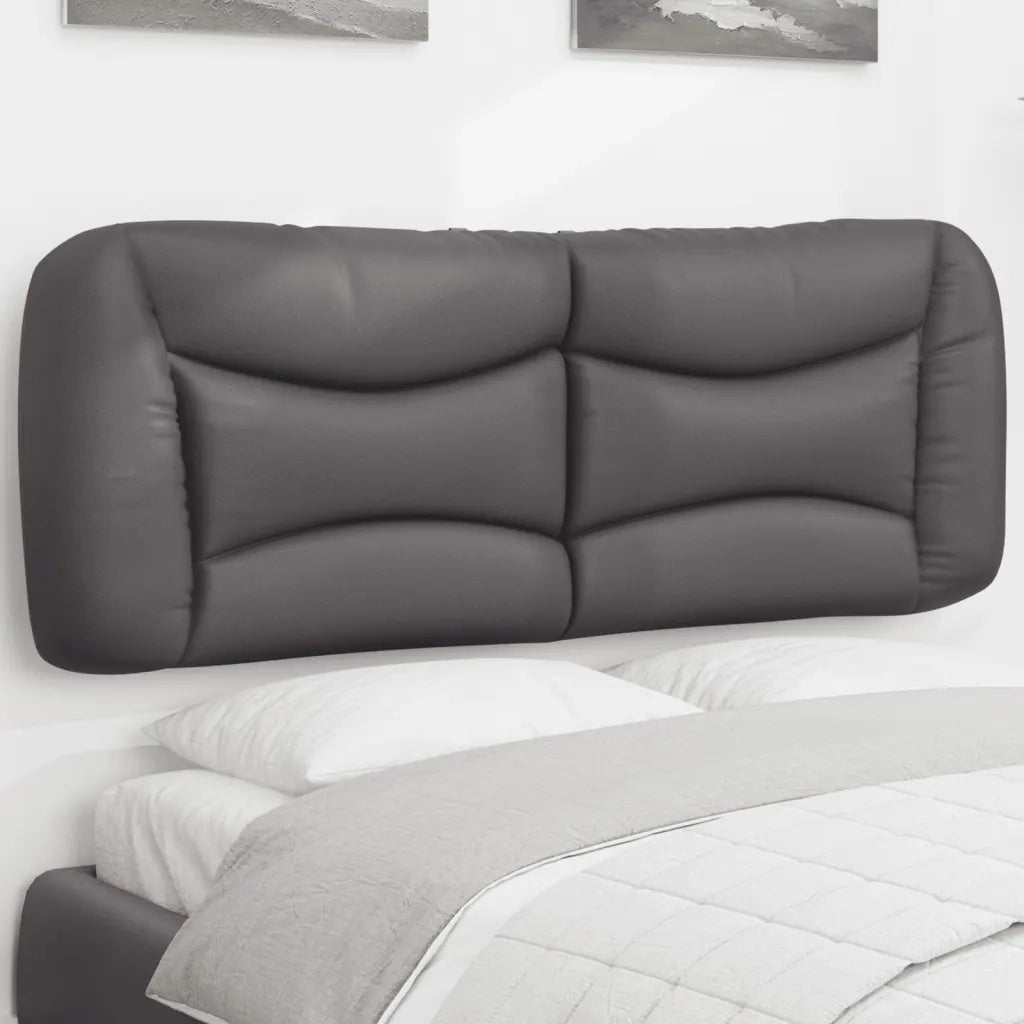 Cuscino Testiera Hvar Grigio 140 cm in Similpelle CFW1929353