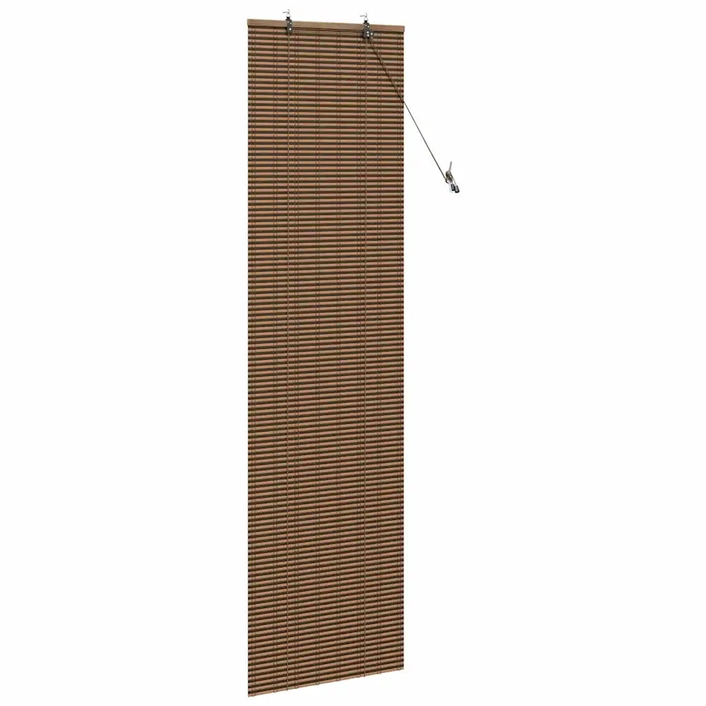 vidaXL Tenda per Finestra con tende Marrone 60 x 220 cm Bambù