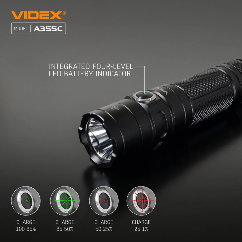 Torcia tattica Videx VLF-A355C 20W 4000lm 185m IP68