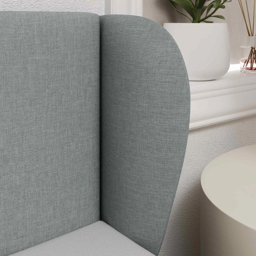 Orecchia della Testata Grigio chiaro 40 x 23 x 6 cm Tessuto CFW8011023