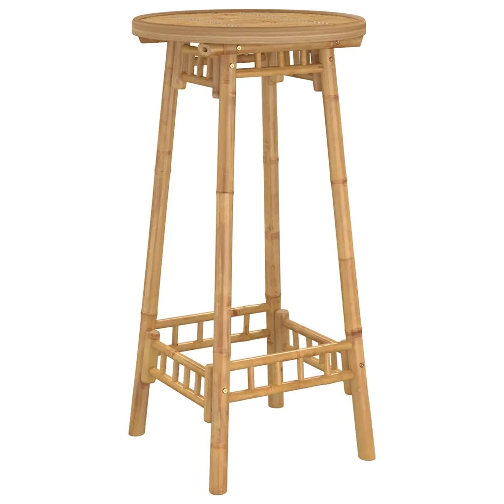 Set Bar da Esterno 3 pz Pieghevole in Bamb¨´ CFW1017137
