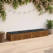 Cuscini per Sedia in 4 Pezzi SOEST 4 pz 100% Poliestere 944772